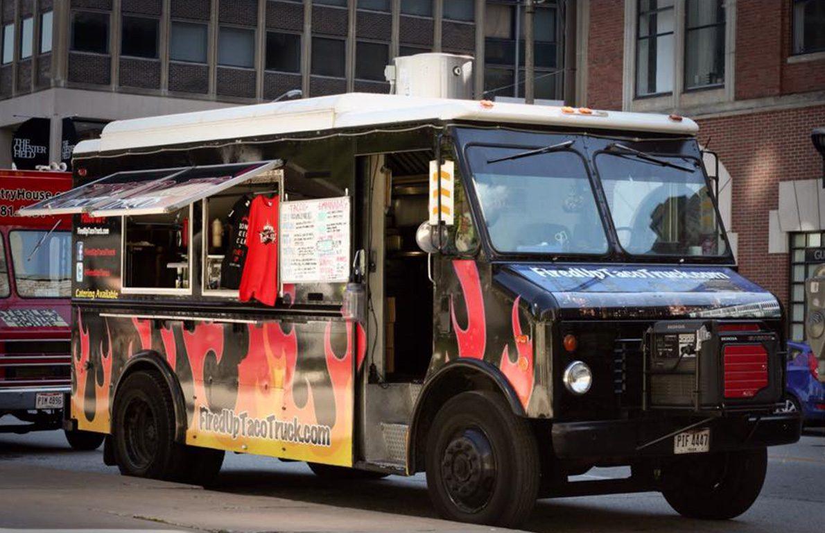 All fired up food truck